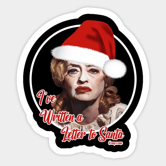 Baby Jane Christmas Sticker by Camp.o.rama